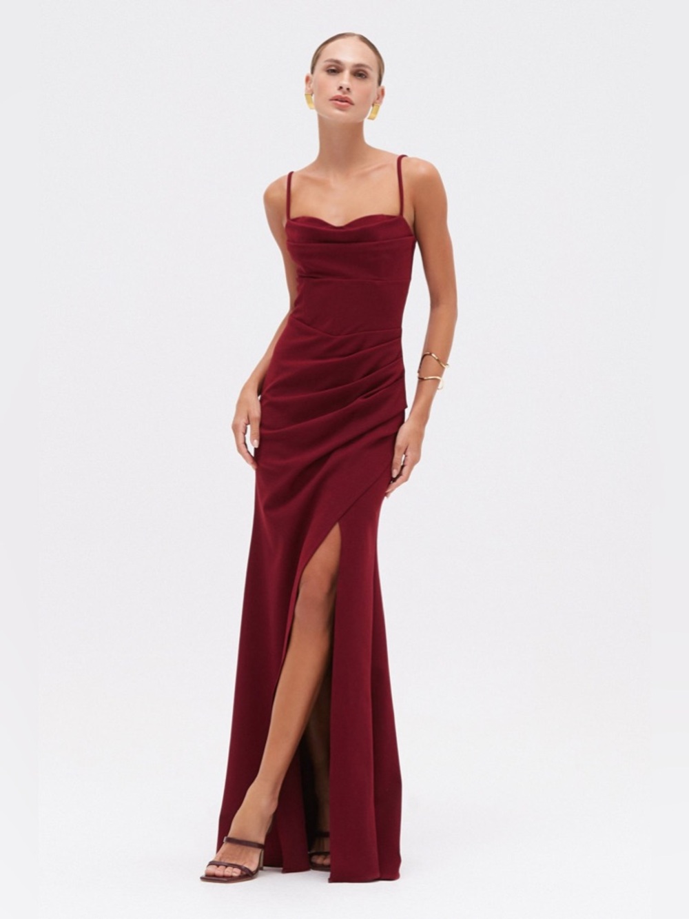 PatBO MYSTIQUE CREPE GOWN